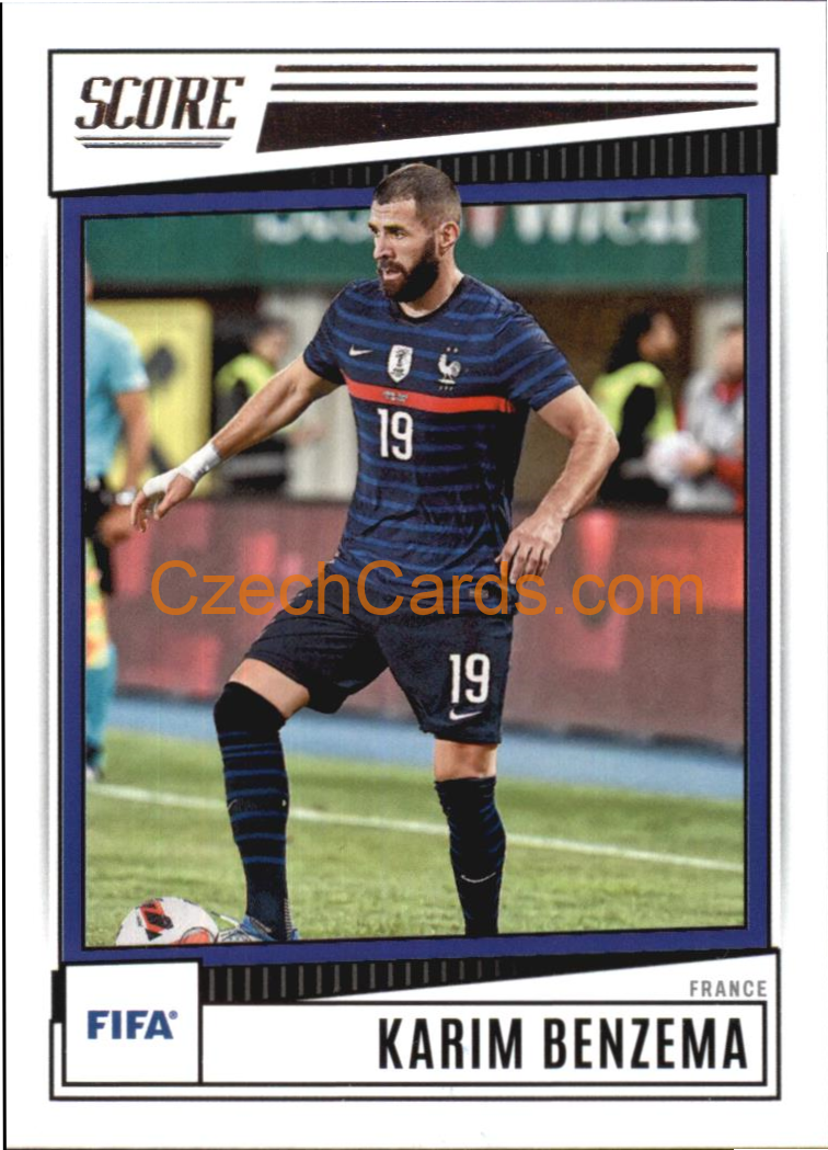 Karim Benzema 2022/23 Panini SCORE FIFA #75