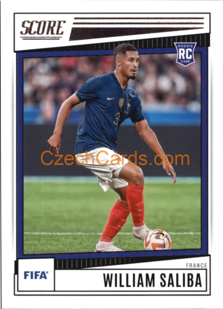 William Saliba 2022/23 Panini SCORE FIFA #82 RC