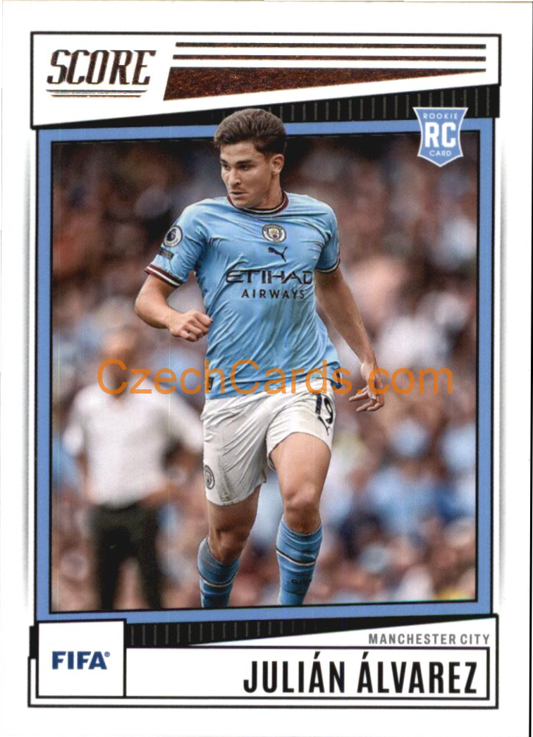 Julian Alvarez 2022/23 Panini SCORE FIFA #179 RC