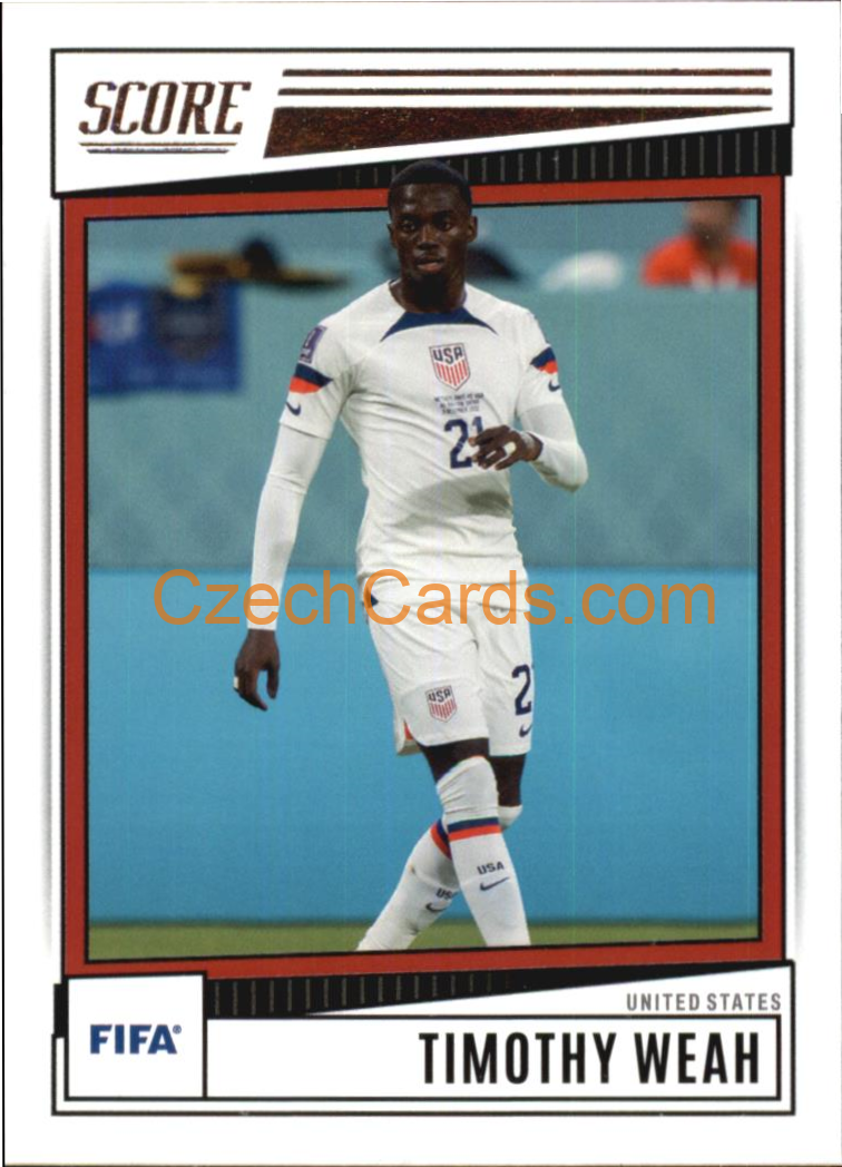 Timothy Weah 2022/23 Panini SCORE FIFA #198