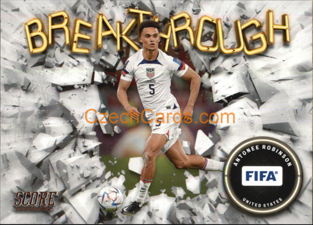 Antonee Robinson 2022/23 Panini SCORE FIFA Breakthrough #BT16