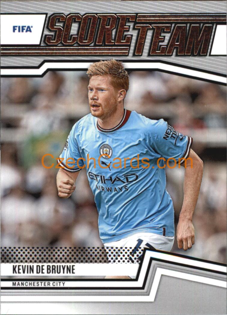 Kevin De Bruyne 2022/23 Panini SCORE FIFA Score Team #ST27
