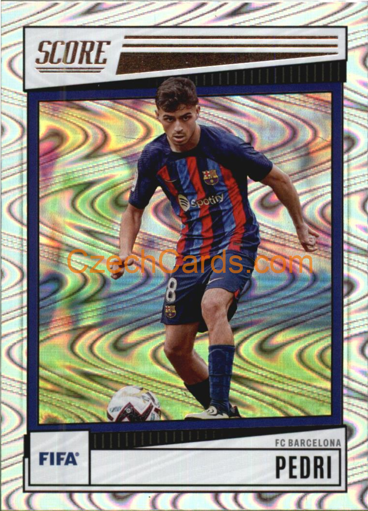 Pedri 2022/23 Panini SCORE FIFA Swirl parallel #59