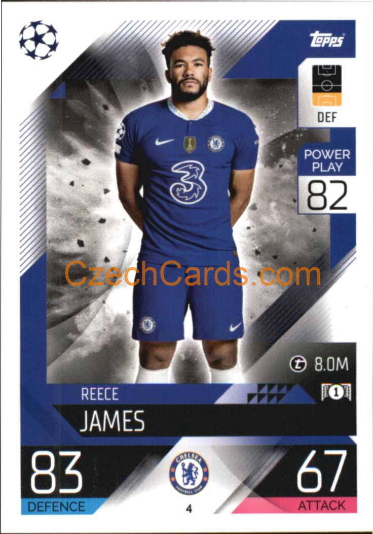 Reece James Topps Match Attax 2022/23 #4