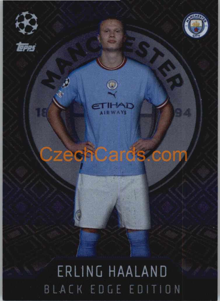 Erling Haaland Match Attax 2022/23 Black Edge Edition #461