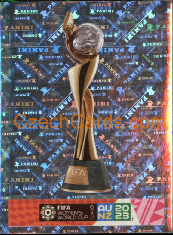 Trophy Panini 2023 FIFA Women's World Cup Sticker foil #2