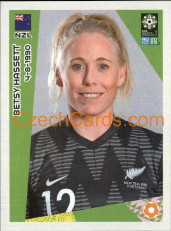 Betsy Hassett Panini 2023 FIFA Women's World Cup Sticker #16