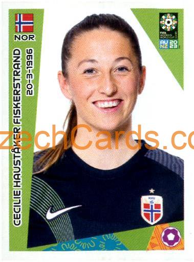 Cecilie Hauståker Fiskerstrand Panini 2023 FIFA Women's World Cup Sticker #23