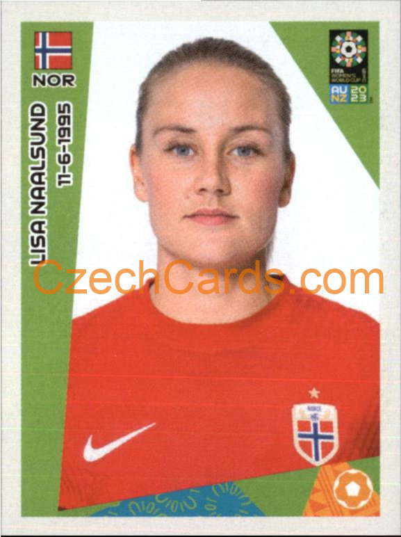 Lisa Naalsund Panini 2023 FIFA Women's World Cup Sticker #32