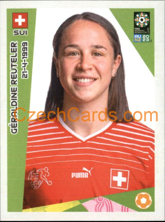 Géaldine Reuteler Panini 2023 FIFA Women's World Cup Sticker #65