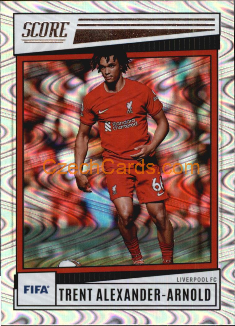 Trent Alexander-Arnold 2022/23 Panini SCORE FIFA Swirl parallel #118