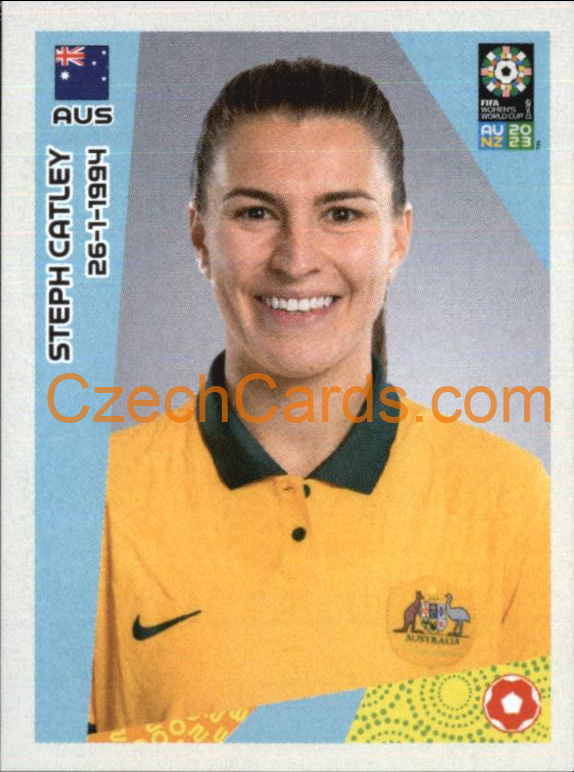 Steph Catley Panini 2023 FIFA Women's World Cup Sticker #75