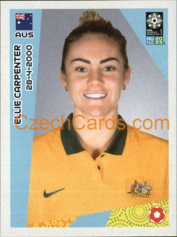 Ellie Carpenter Panini 2023 FIFA Women's World Cup Sticker #76
