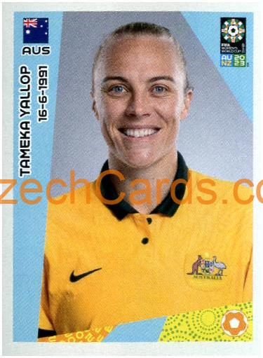 Tameka Yallop Panini 2023 FIFA Women's World Cup Sticker #80