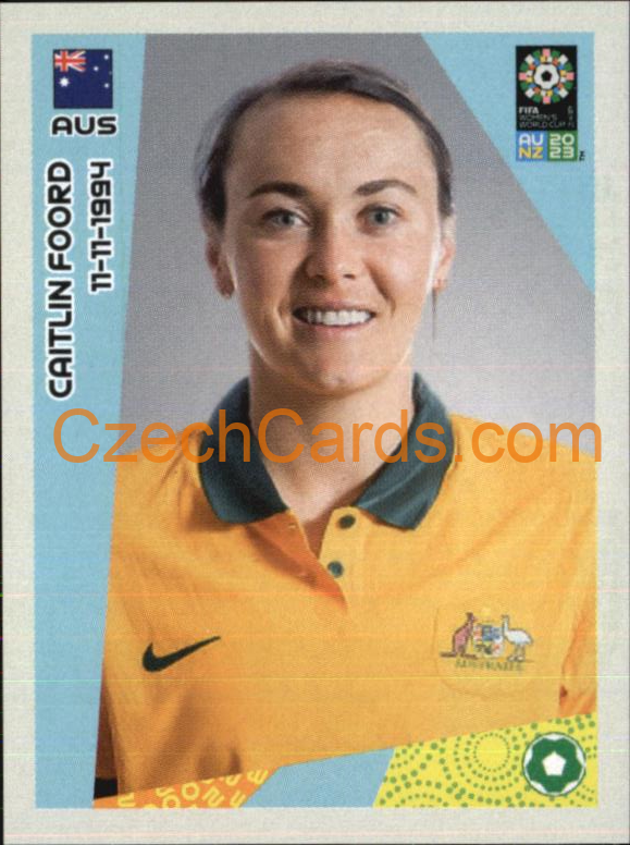 Caitlin Foord Panini 2023 FIFA Women's World Cup Sticker #86
