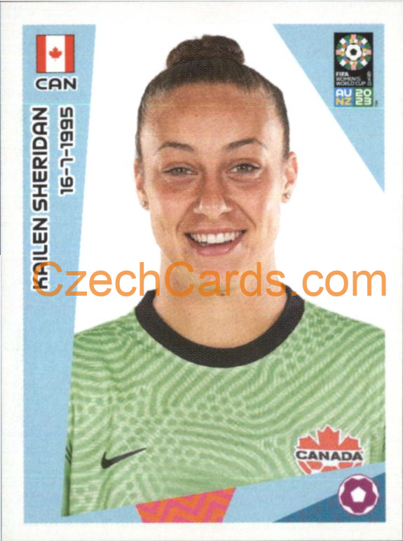 Kailen Sheridan Panini 2023 FIFA Women's World Cup Sticker #125