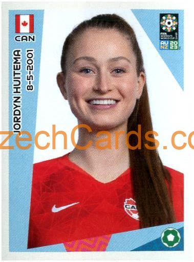 Jordyn Huitema Panini 2023 FIFA Women's World Cup Sticker #137