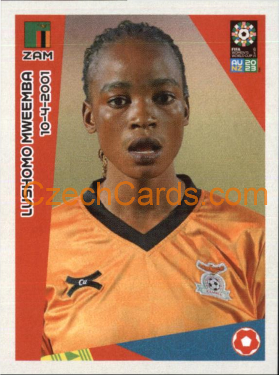 Lushomo Mweemba Panini 2023 FIFA Women's World Cup Sticker #177