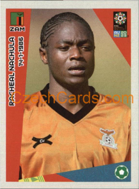 Racheal Nachula Panini 2023 FIFA Women's World Cup Sticker #187