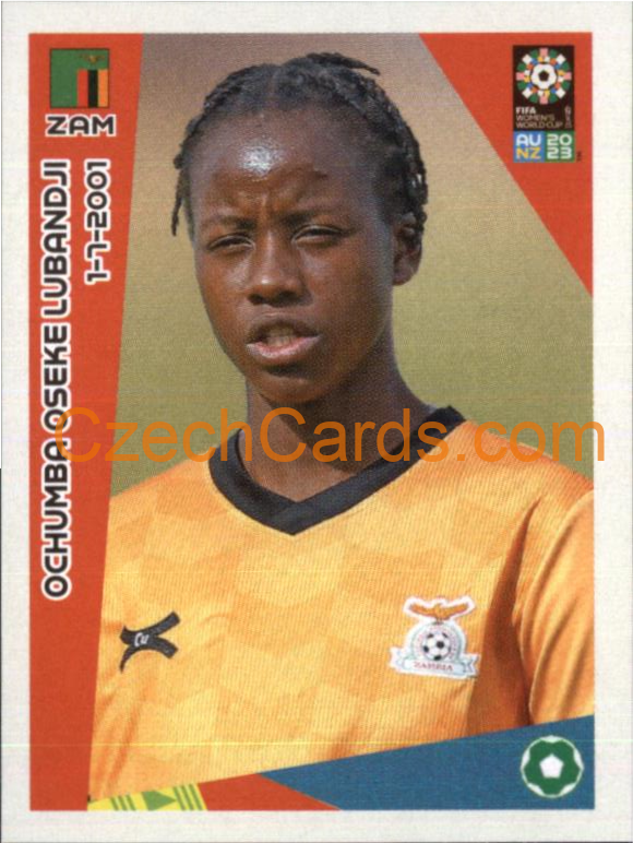 Ochumba Oseke Lubandji Panini 2023 FIFA Women's World Cup Sticker #190