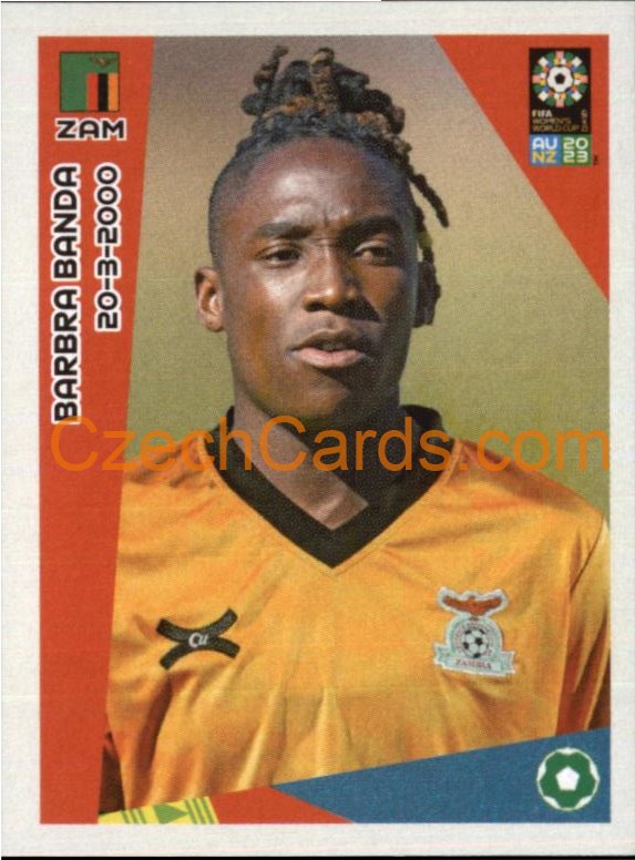 Barbra Banda Panini 2023 FIFA Women's World Cup Sticker #191