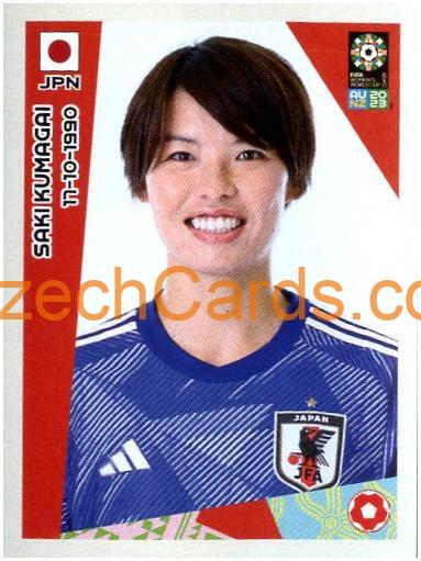 Saki Kumagai Panini 2023 FIFA Women's World Cup Sticker #195
