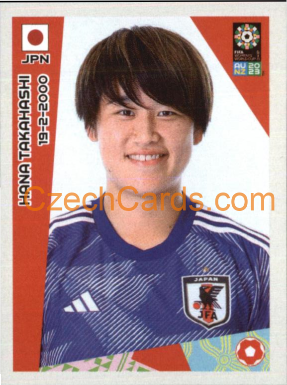 Hana Takahashi Panini 2023 FIFA Women's World Cup Sticker #197