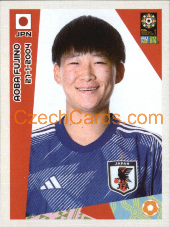 Aoba Fujino Panini 2023 FIFA Women's World Cup Sticker #199