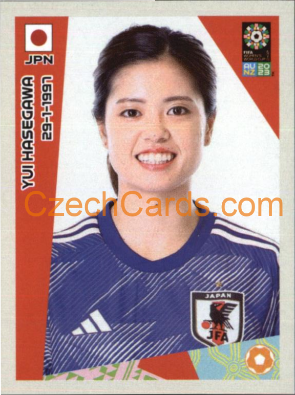 Yui Hasegawa Panini 2023 FIFA Women's World Cup Sticker #203