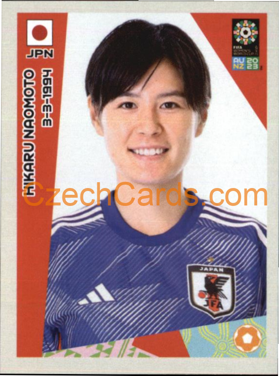 Hikaru Naomoto Panini 2023 FIFA Women's World Cup Sticker #205
