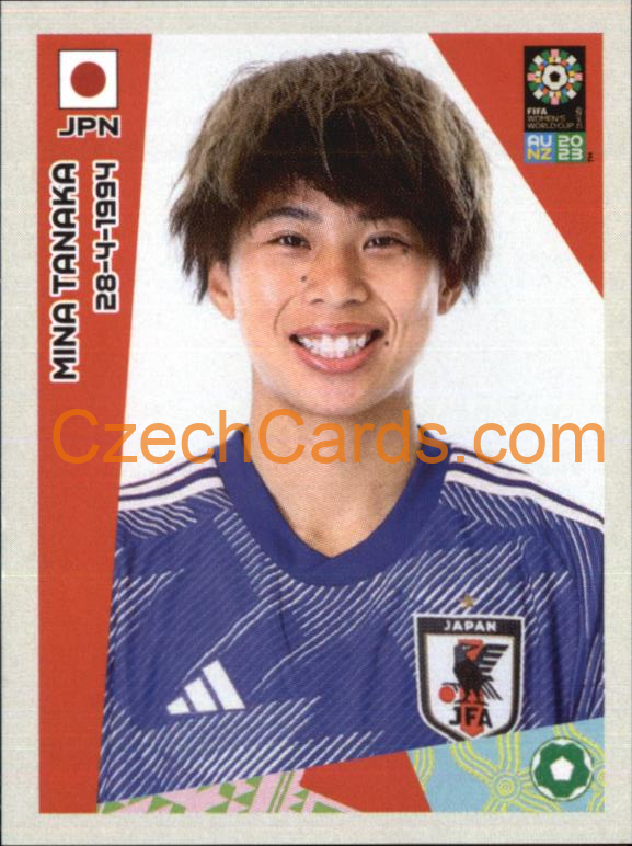 Mina Tanaka Panini 2023 FIFA Women's World Cup Sticker #206
