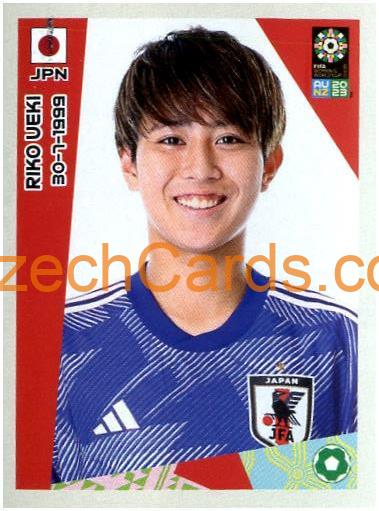 Riko Ueki Panini 2023 FIFA Women's World Cup Sticker #207