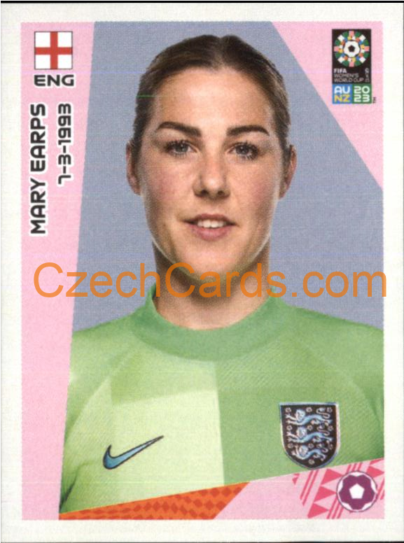 Mary Earps Panini 2023 FIFA Women's World Cup Sticker #210