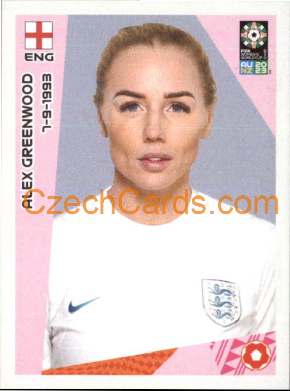 Alex Greenwood Panini 2023 FIFA Women's World Cup Sticker #212
