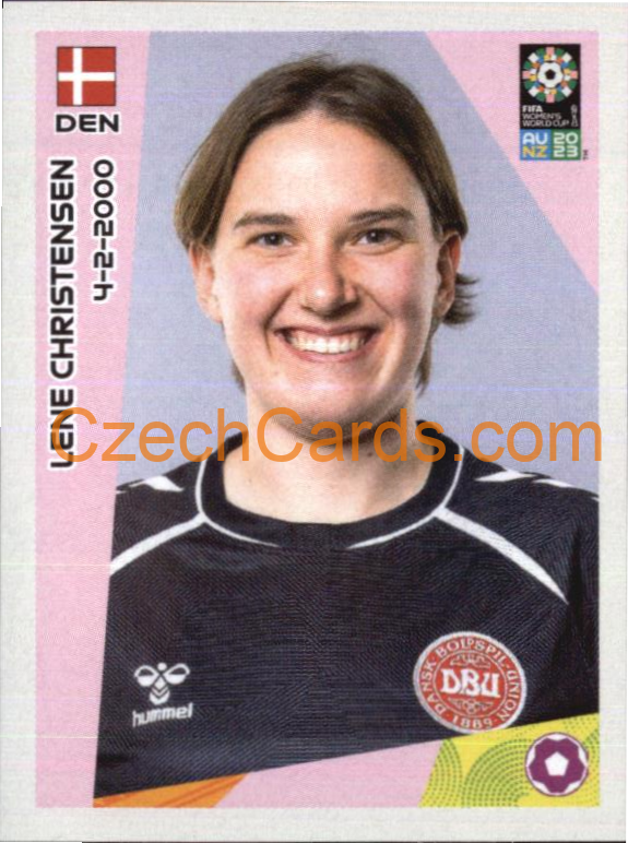 Lene Christensen Panini 2023 FIFA Women's World Cup Sticker #244