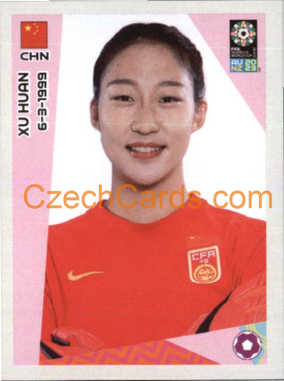 Xu Huan Panini 2023 FIFA Women's World Cup Sticker #262