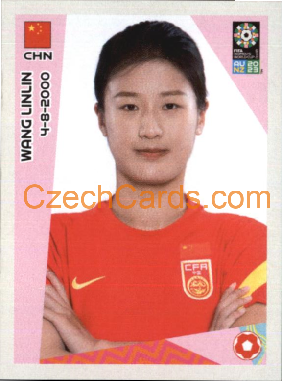 Wang Linlin Panini 2023 FIFA Women's World Cup Sticker #267