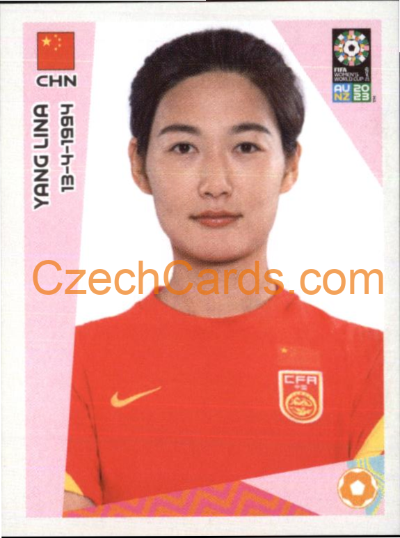 Yang Lina Panini 2023 FIFA Women's World Cup Sticker #269