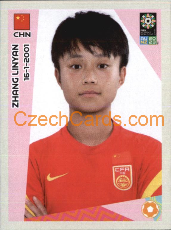 Zhang Linyan Panini 2023 FIFA Women's World Cup Sticker #271