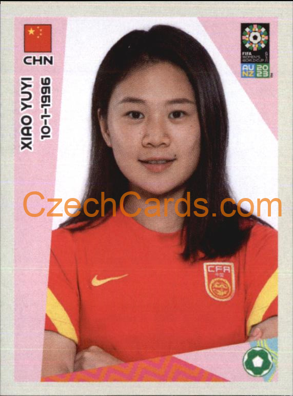 Xiao Yuyi Panini 2023 FIFA Women's World Cup Sticker #276