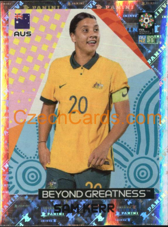 Sam Kerr Panini 2023 FIFA Women's World Cup Sticker foil #281