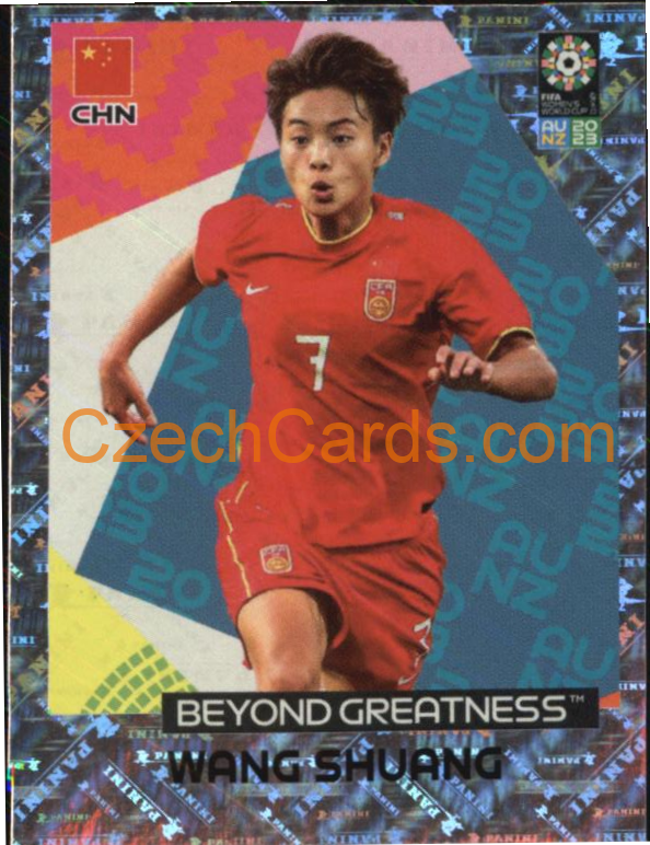Wang Shuang Panini 2023 FIFA Women's World Cup Sticker foil #292