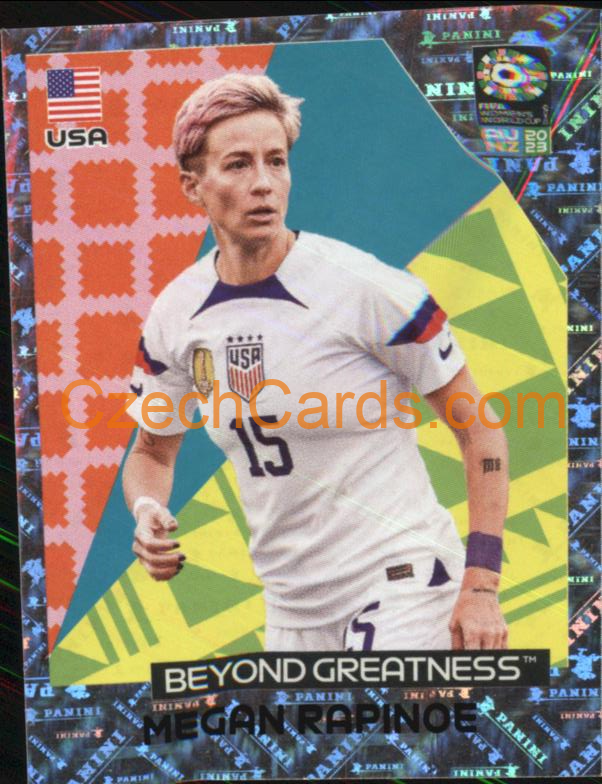 Megan Rapinoe Panini 2023 FIFA Women's World Cup Sticker foil #293