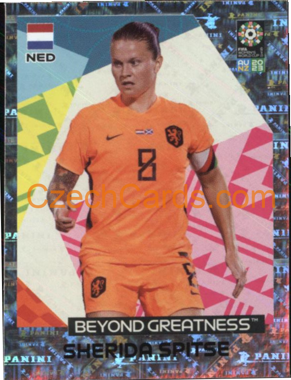 Sherida Spitse Panini 2023 FIFA Women's World Cup Sticker foil #295