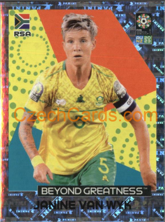 Janine van Wyk Panini 2023 FIFA Women's World Cup Sticker foil #302