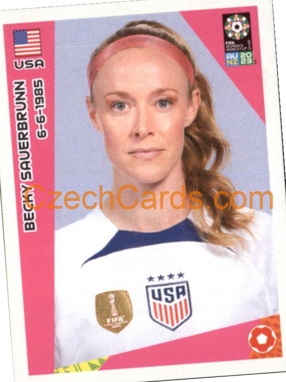 Becky Sauerbrunn Panini 2023 FIFA Women's World Cup Sticker #311