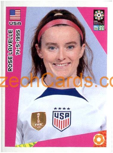Rose Lavelle Panini 2023 FIFA Women's World Cup Sticker #318