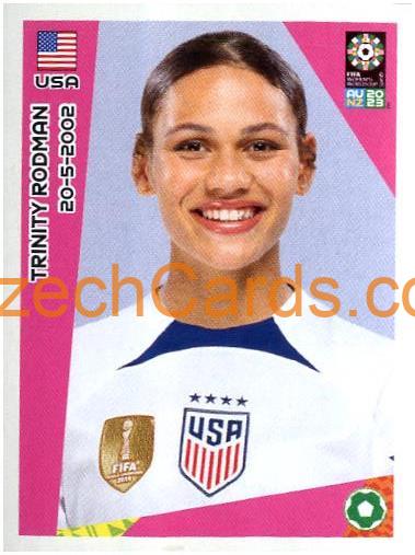 Trinity Rodman Panini 2023 FIFA Women's World Cup Sticker #322