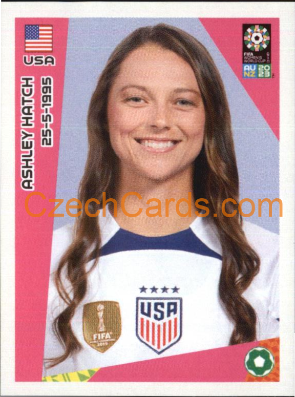 Ashley Hatch Panini 2023 FIFA Women's World Cup Sticker #325