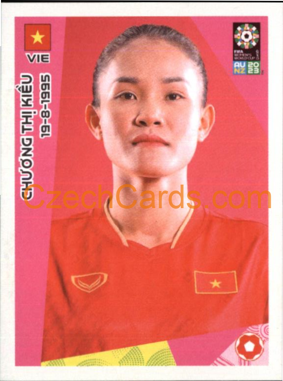 Chương Thị Kiều Panini 2023 FIFA Women's World Cup Sticker #332